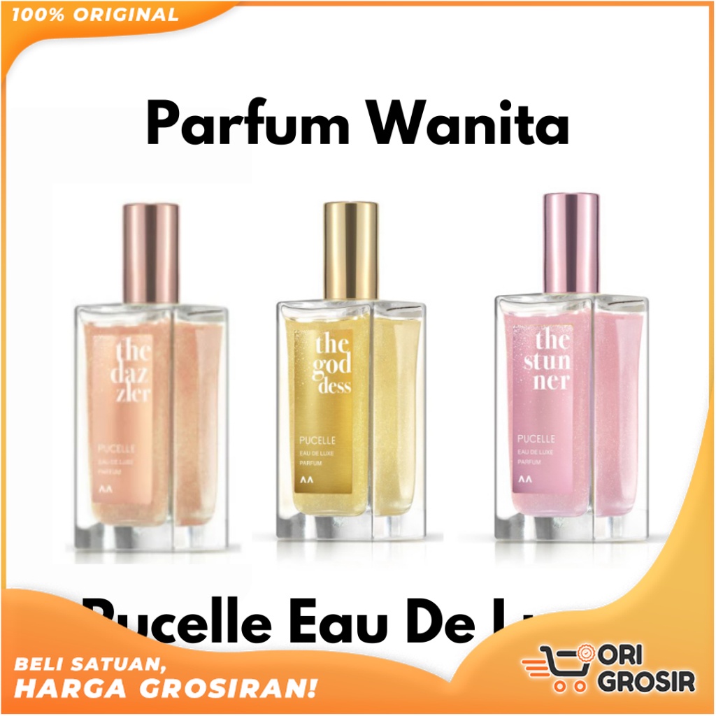 Jual ORI 100 PUCELLE EAU DE LUXE 50ML GLITTER Shopee Indonesia