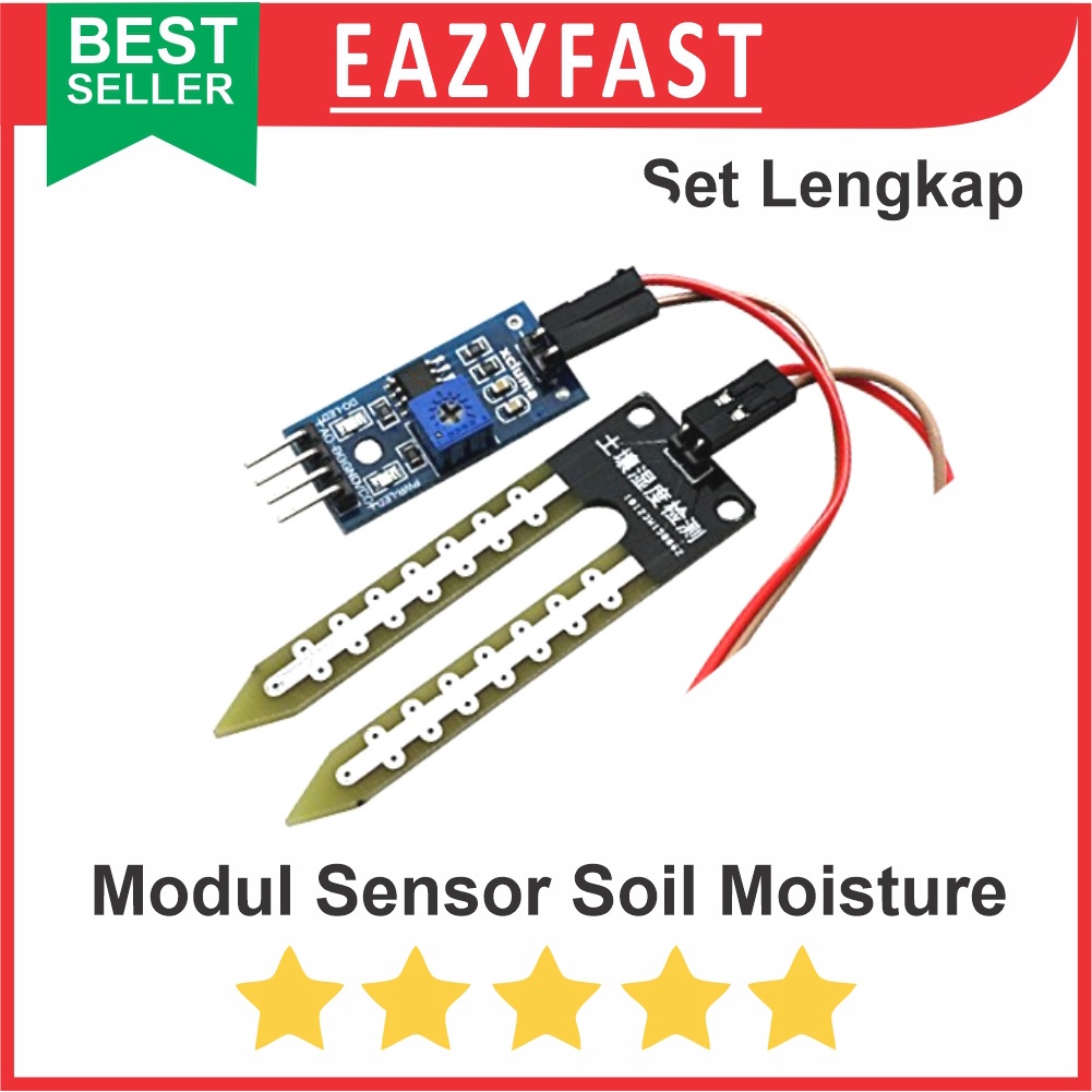 Jual Sensor Kelembaban Tanah Soil Moisture Arduino Shopee Indonesia