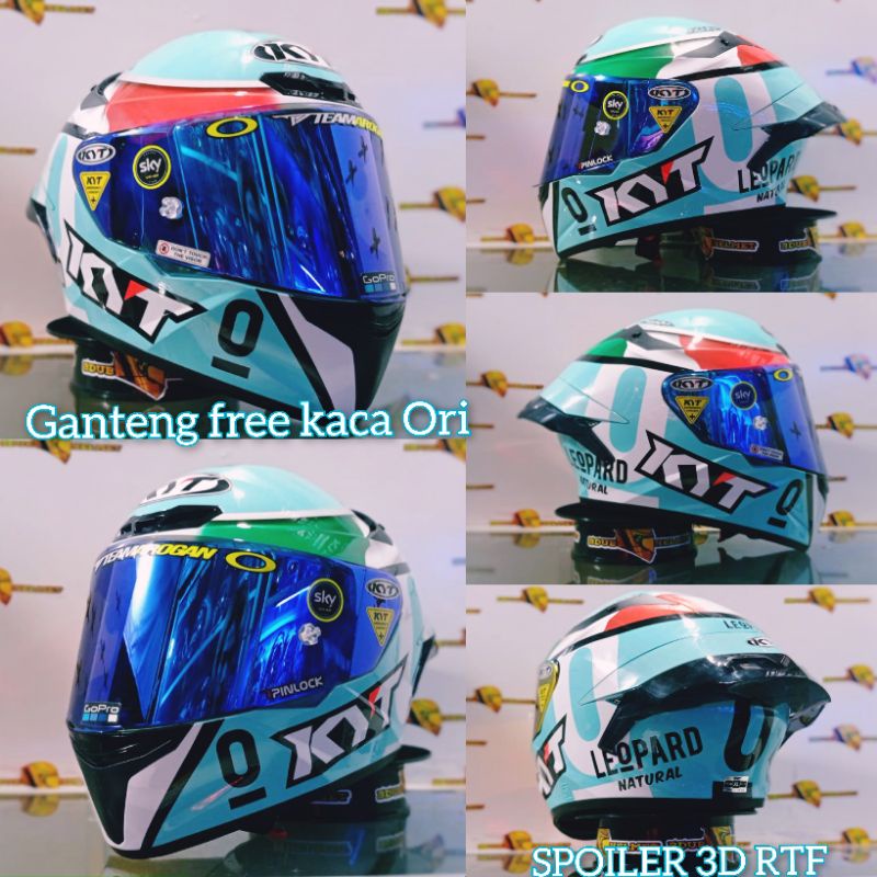 Jual Helm Full Face Kyt Tt Course Motif Dalla Porta Paket Ganteng