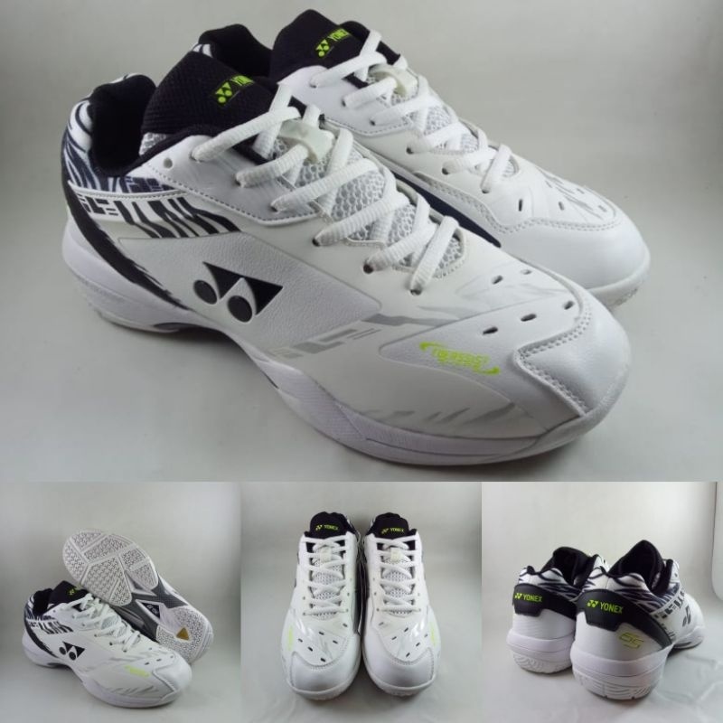 Jual Sepatu Badminton Yonex SHB 65 Z3 Toe Assist White Tiger Black