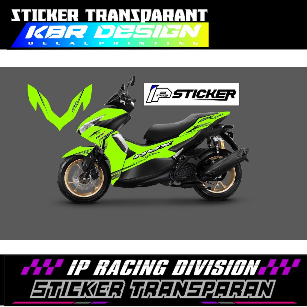 Jual Sticker Striping Transparan Aerox New Connected Line