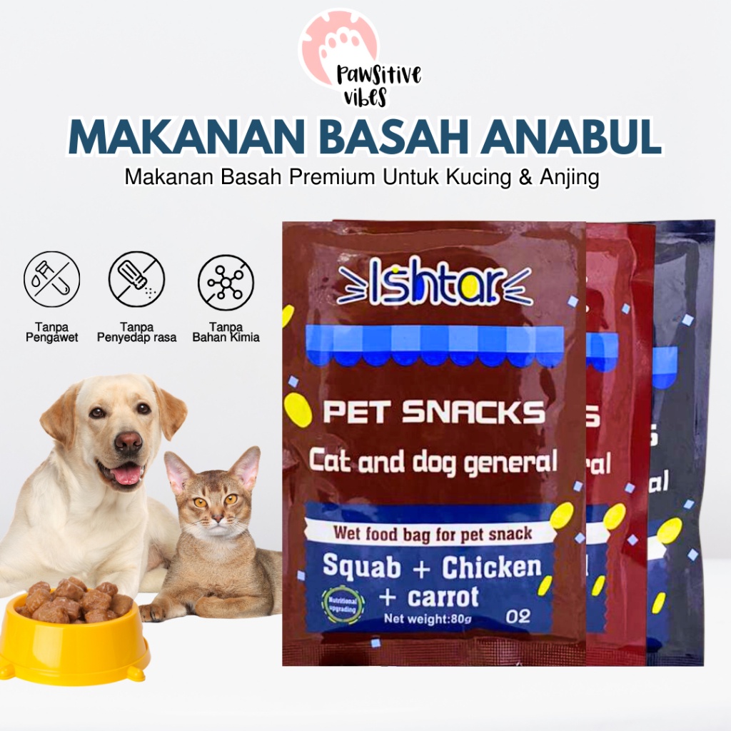 Jual ISHTAR 80g Makanan Basah Kucing Cat Wet Food Snack Snack