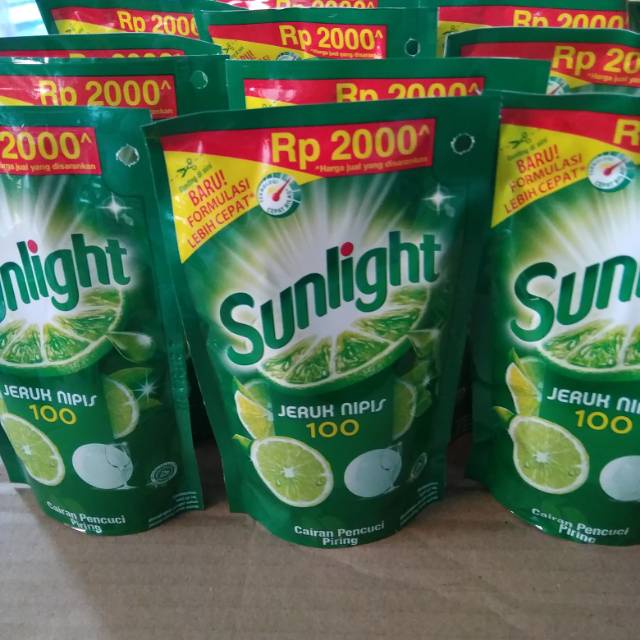 Jual Sunlight Cairan Pencuci Piring Dus Isi Ml X Pouch