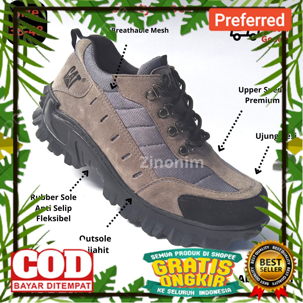 Jual SEPATU KEREN NYAMAN AMAN DESAIN KEKINIAN Sepatu Safety Pria Ujung