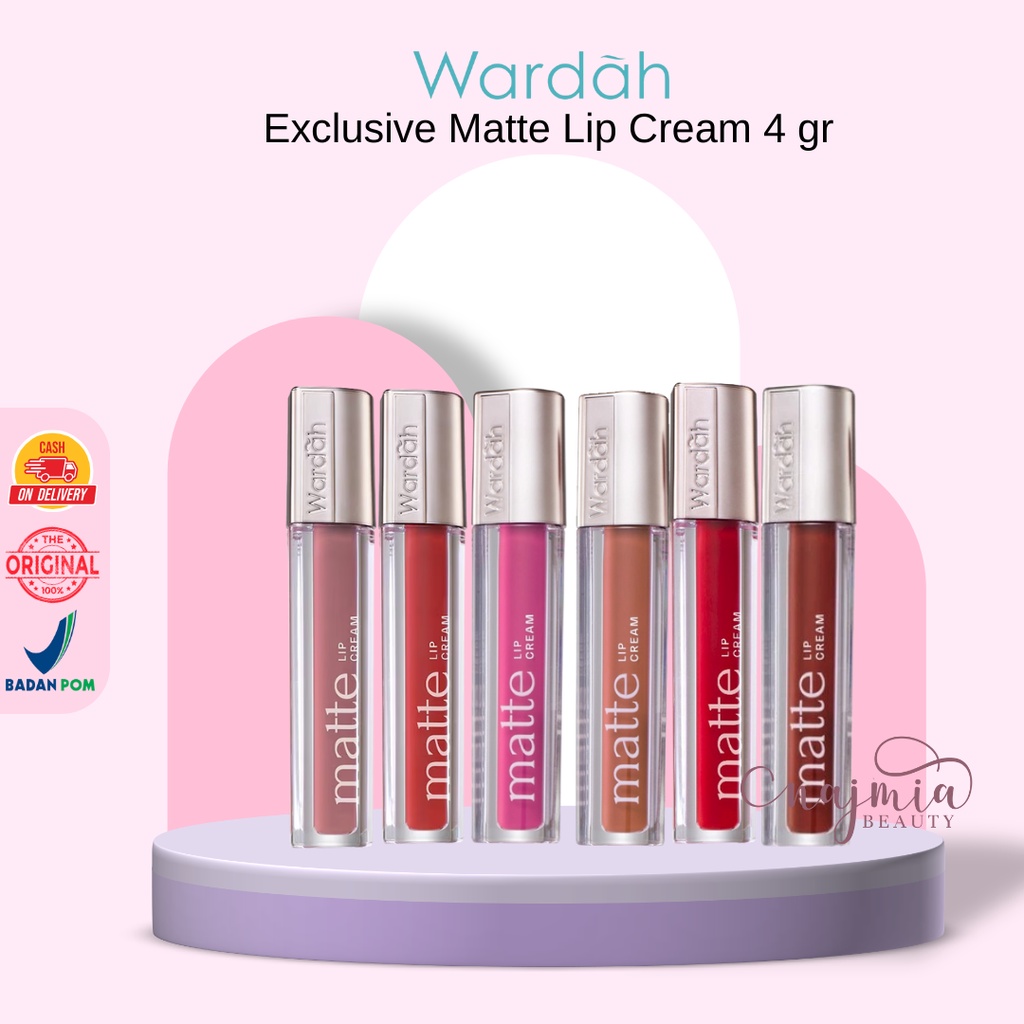 Jual Najmia Wardah Exclusive Matte Lip Cream 4 Gr Lipstik Matte