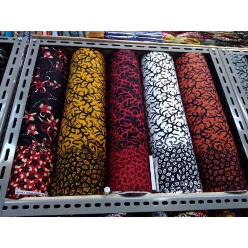 Jual Bahan Batik Katun Kain Batik Meteran Per 1 2meter 50 Cm 0 5