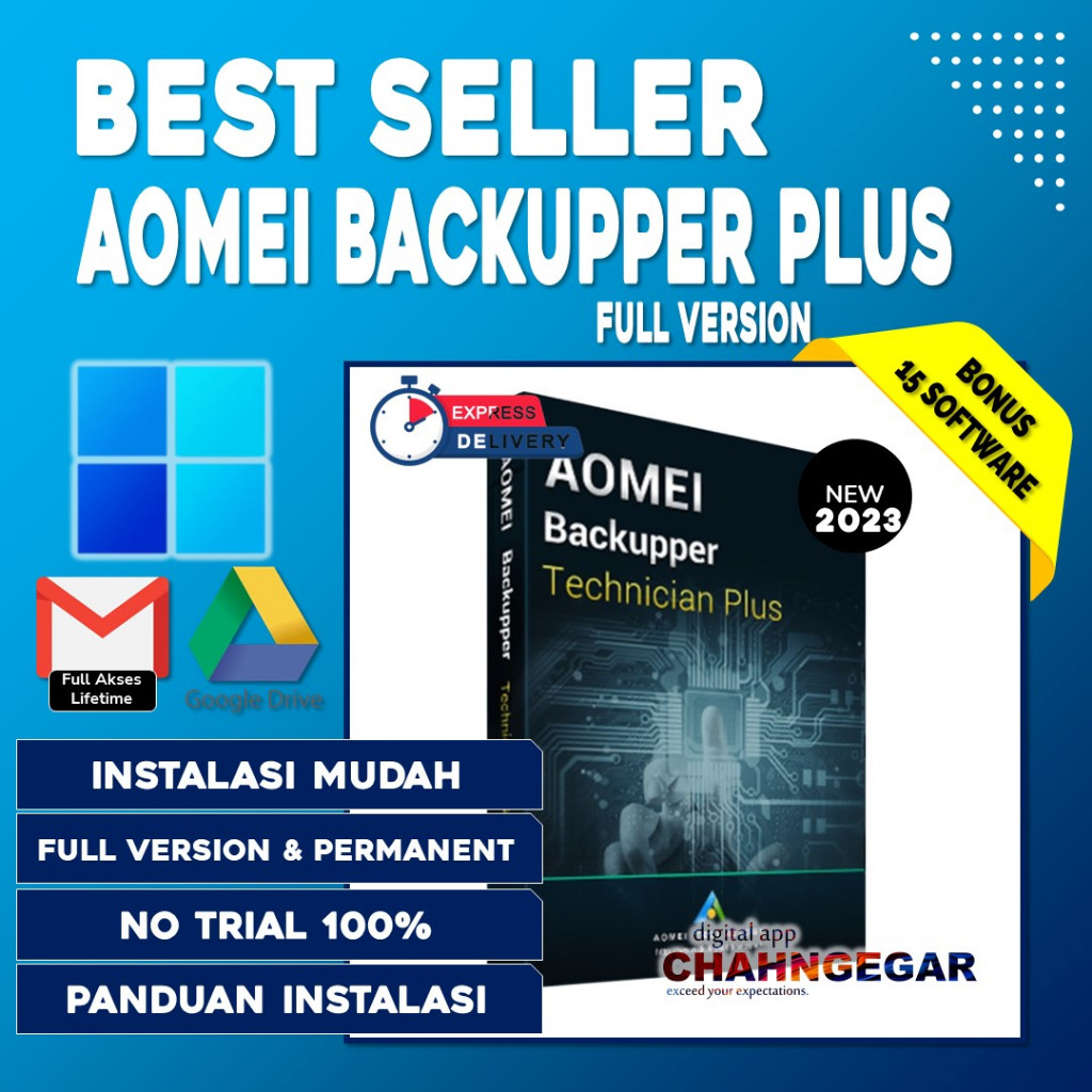 Jual AOMEI Backupper 2023 Technician Plus Full Version Lifetime