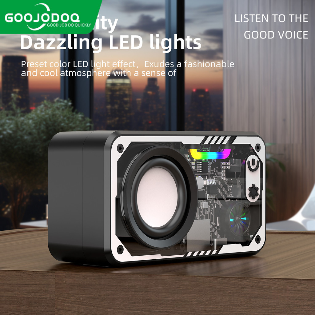 Jual GOOJODOQ Speaker LED Bluetooth AB4085 Speaker 5 3 Surround Sound