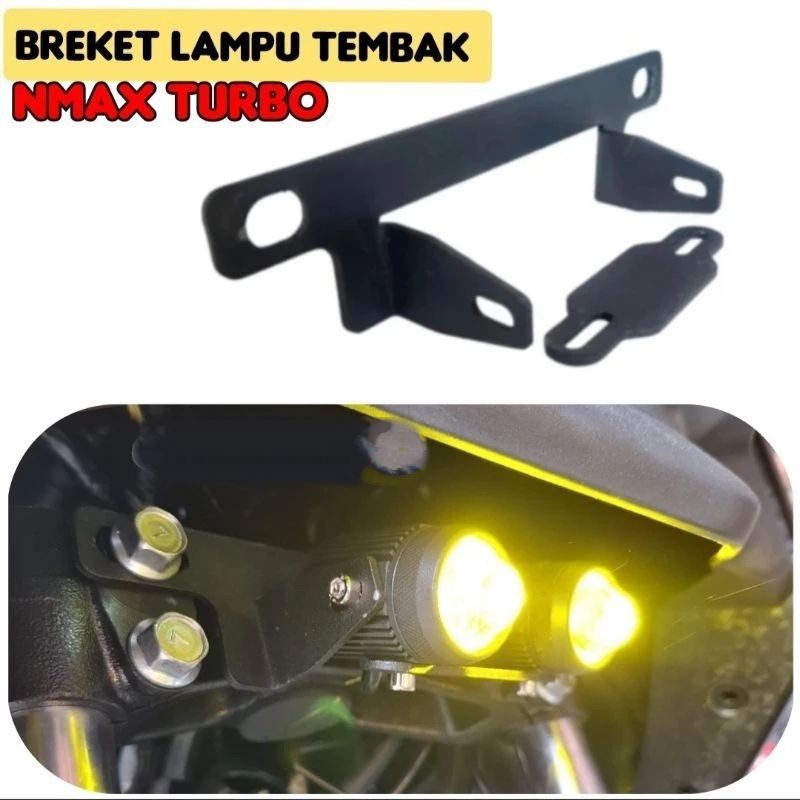 Jual COD Termurah Breket Dudukan Lampu Tembak D2 Laser Nmax Turbo Neo