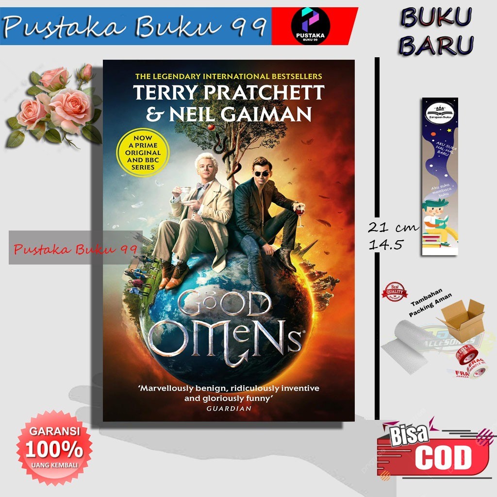 Jual Good Omens By Neil Gaiman Terry Pratchett English Version