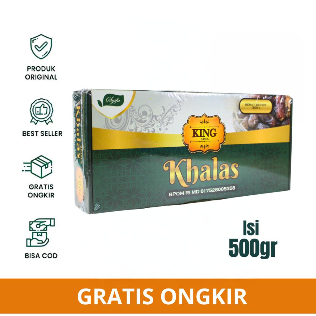 Jual King Dates Kurma Khalas King Gr Premium Dates Kurma