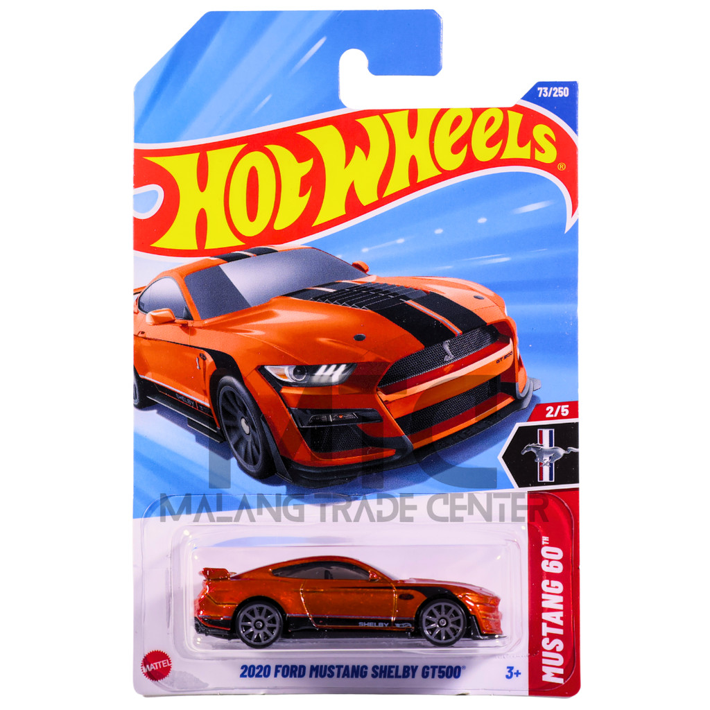 Jual Hot Wheels Ford Mustang Shelby Gt Orange C Shopee