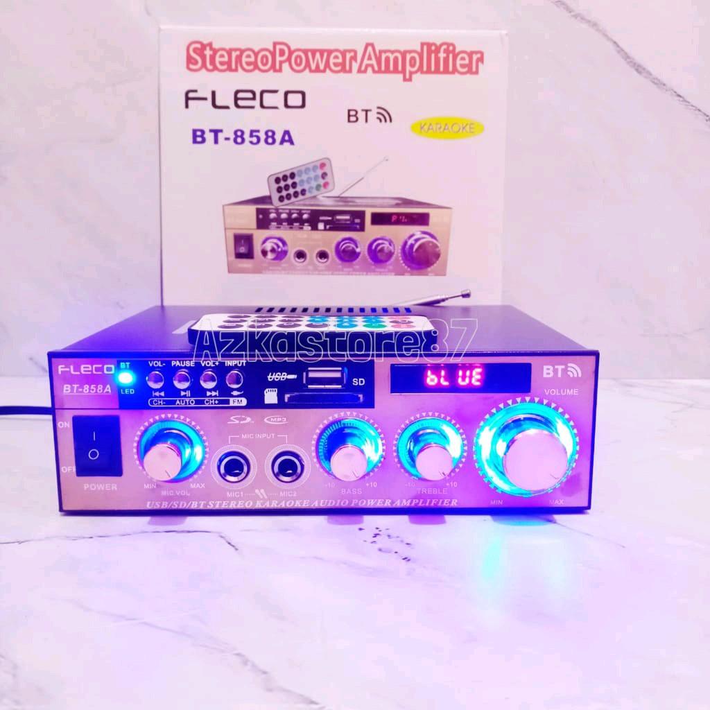 Jual Amplifier Fleco A Watt Amplifier Bluetooth Amplifier Karaoke