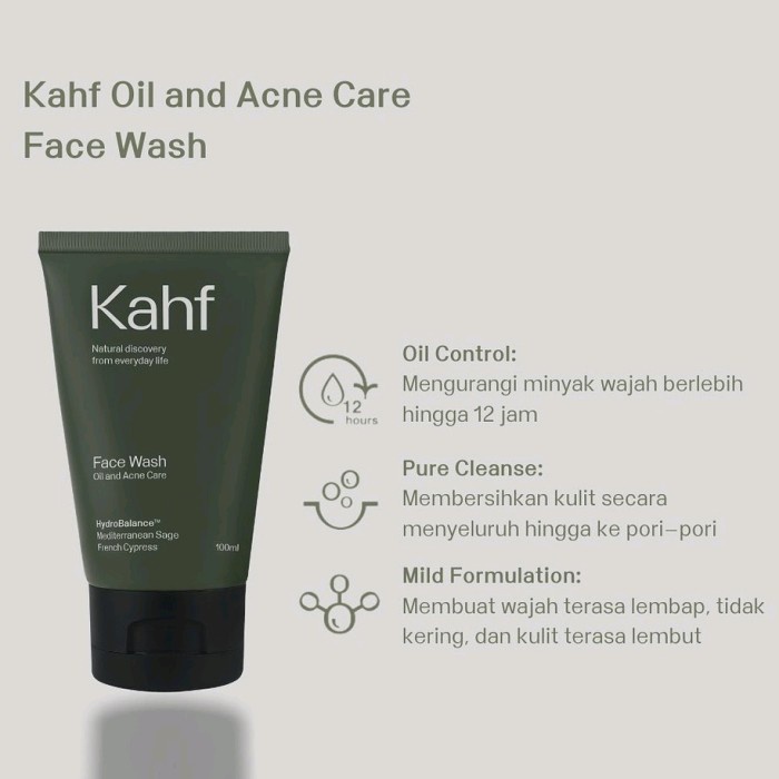 Jual Kahf Face Wash Oil And Acne Care Skin Energizing And