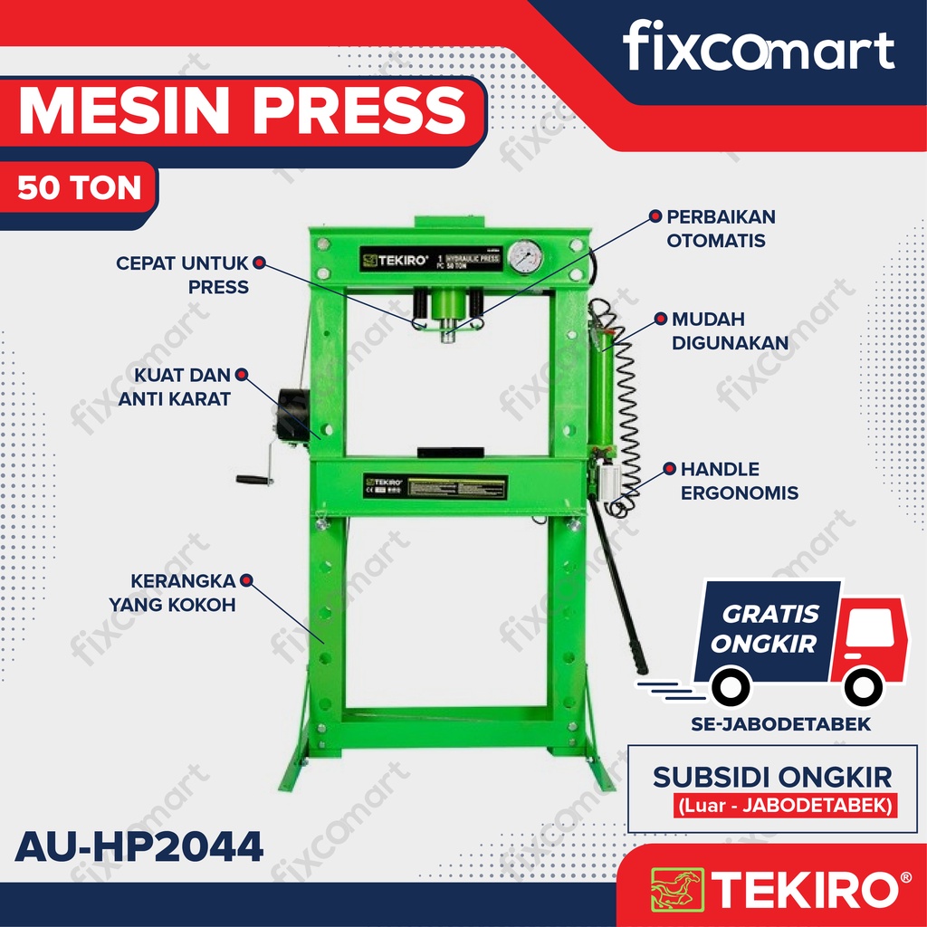 Jual Tekiro Mesin Press 50 Ton Hydraulic Press Shopee Indonesia