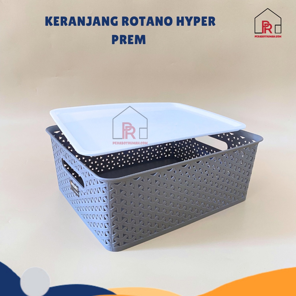 Jual Keranjang Rotano Premium Warna ZLG Kotak Penyimpanan Serbaguna