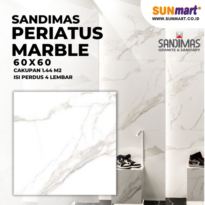 Jual Granit Sandimas Periatus Marble X Kw Shopee Indonesia