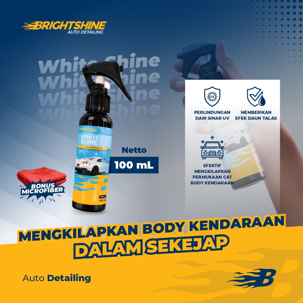 Jual Mobil Brother White Shine Pengkilap Body Mobil Motor Kendaraan