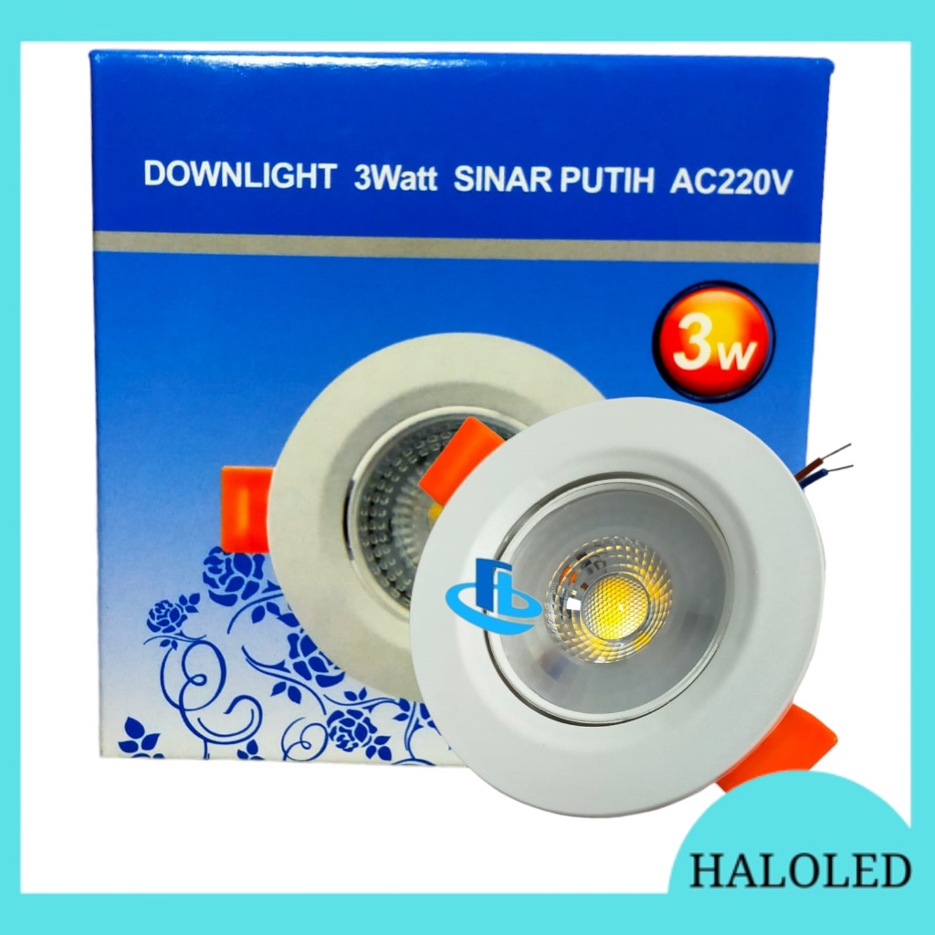 Jual Lampu Downlight Plafon Tanam Inbow Cob W Lampu Led Downlight Cob