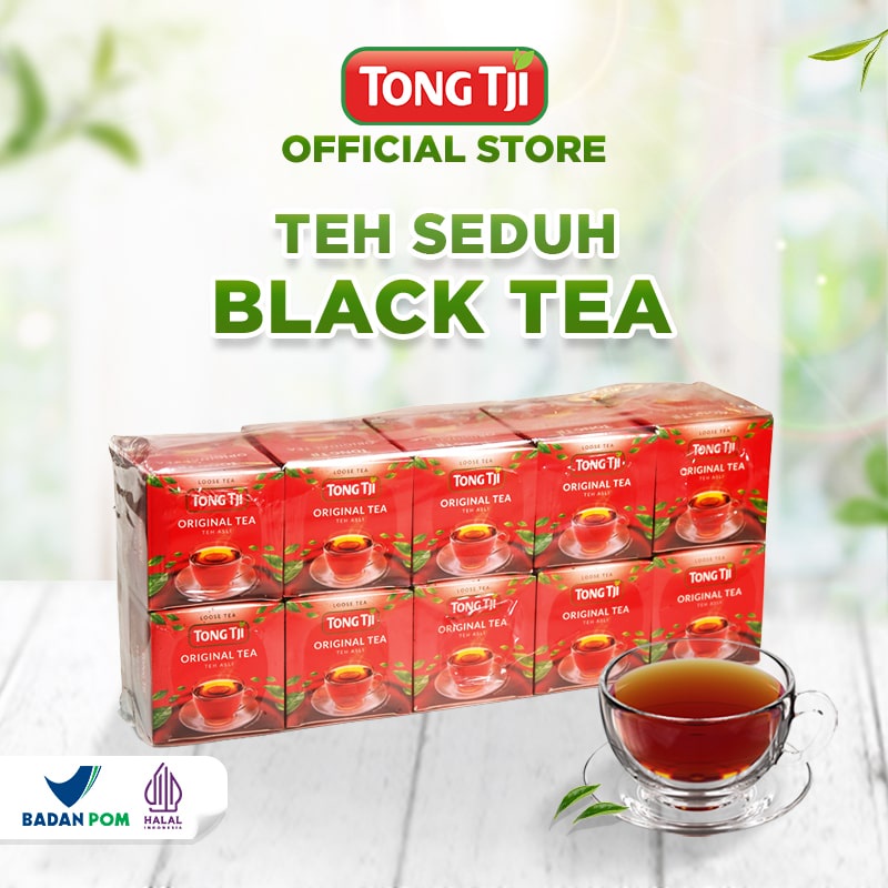 Jual Tong Tji Black Tea Teh Hitam 50g Teh Seduh Per Pack Shopee