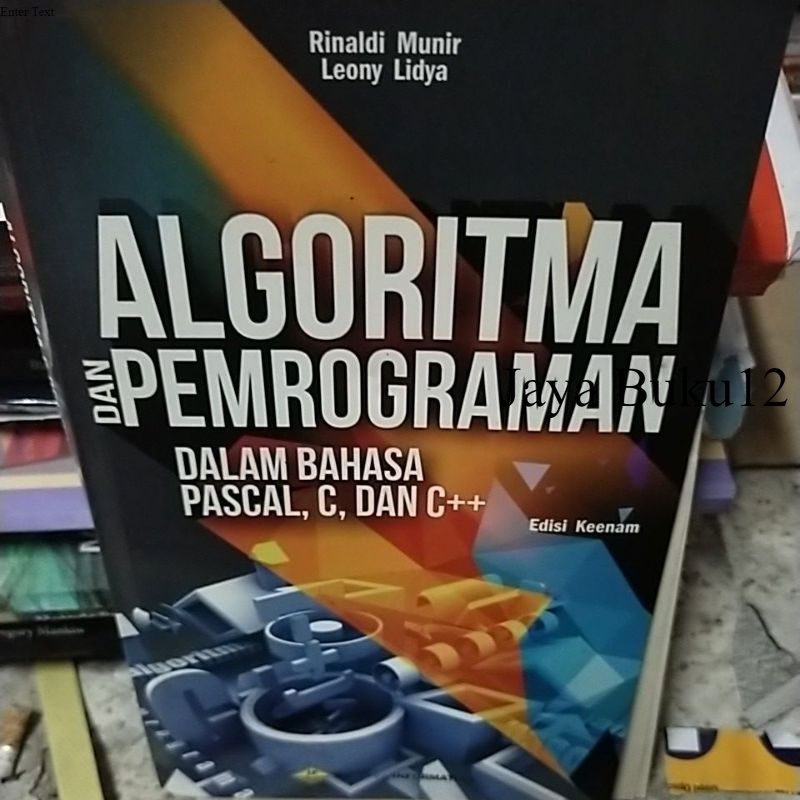 Jual Buku Algoritma Dan Pemrograman Dalam Bahasa Pascal Cdan C