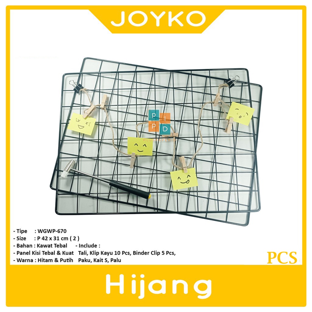 Jual Joyko Wgwp Wire Grid Wall Panel Hijang Panel Kawat Hiasan