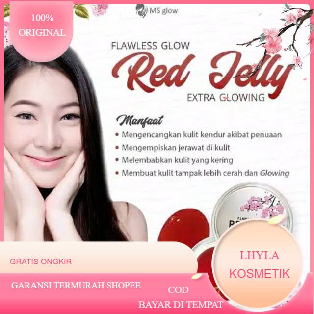 Jual RED JELLY MS GLOW FLAWLESS GLOW RED JELLY RED JELLY BY MS GLOW