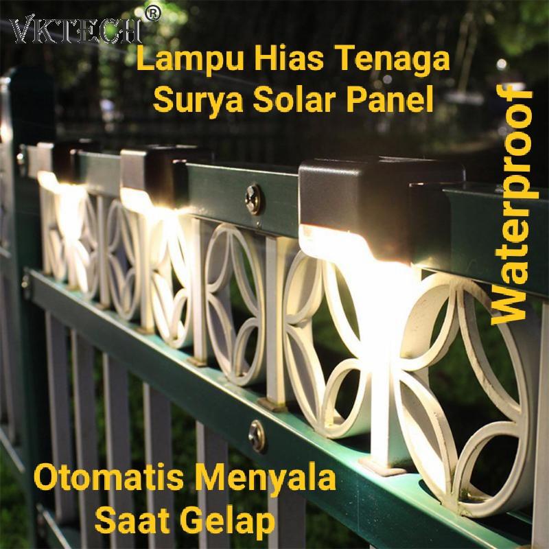 Jual Lampu Hias Pagar Tanaman Tangga Tenaga Surya Panel Solar Lampu