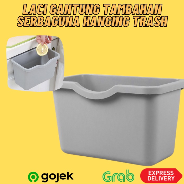 Jual Laci Gantung Tambahan Serbaguna Hanging Trash Can Waste Bin Tempat