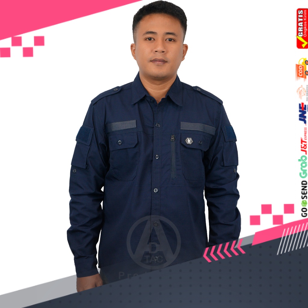 Jual S M L Xl Xxl Xxl Ukuran All Size Kemeja Tactical Hexagon Seragam