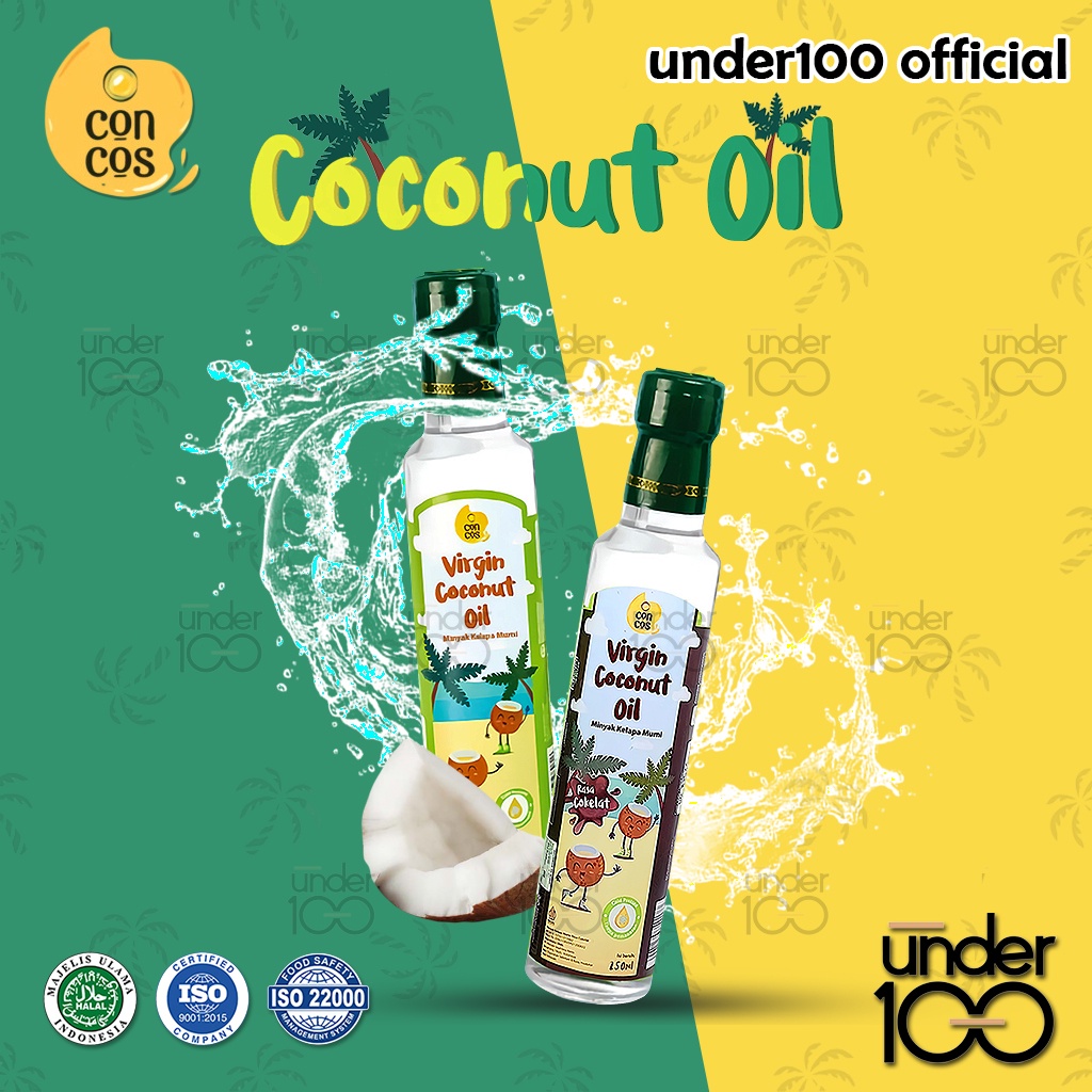 Jual Under100 Concos Virgin Coconut Oil Minyak Kelapa Murni 250 Ml