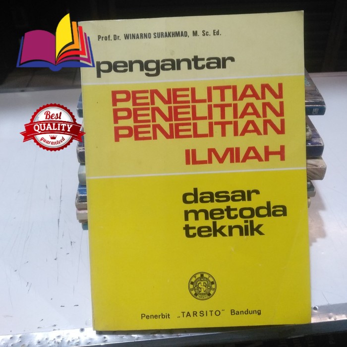 Jual Buku Pengantar Penelitian Ilmiah Dasa Metoda Teknik Winarno