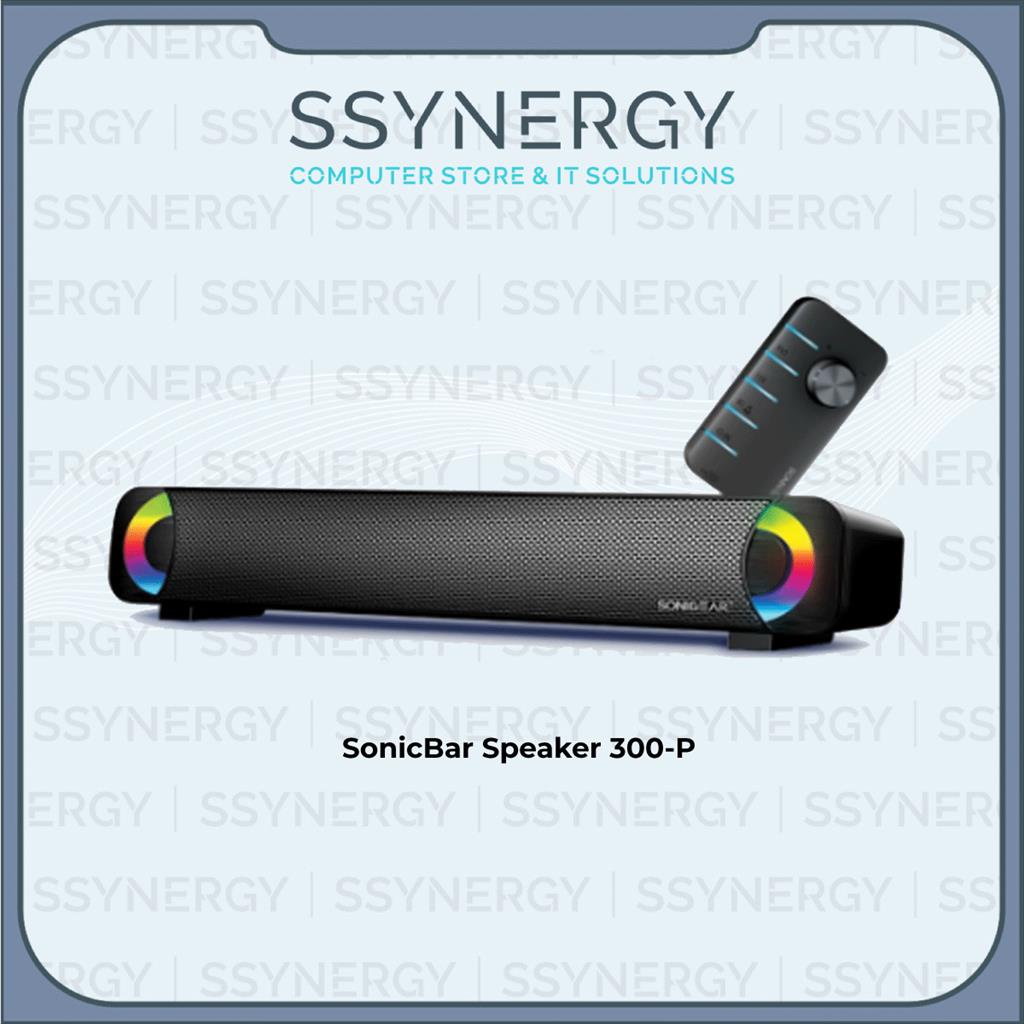 Jual Speaker SonicGear Sonicbar 300P Powerful SoundBar With Light Effec