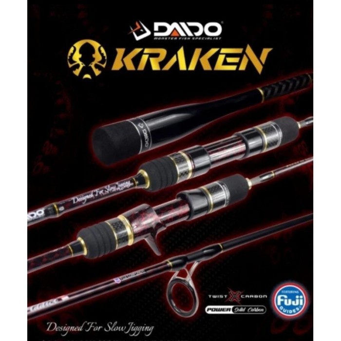 Jual Joran Daido Kraken Jigging Rod Cm Fuji Guide Solid Carbon