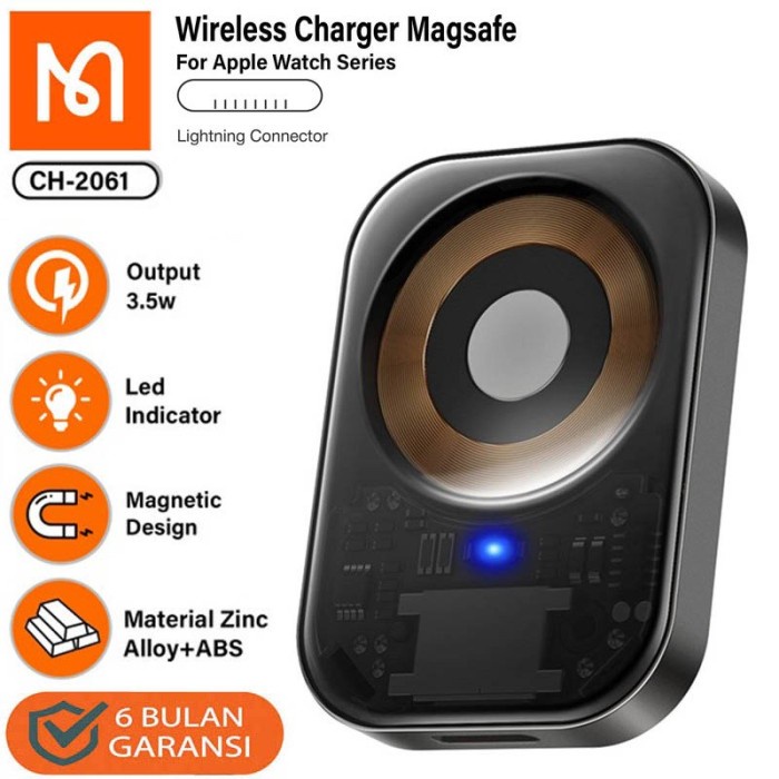 Jual Mcdodo CH 2061 Portable Magnetic Wireless Charger Apple Watch