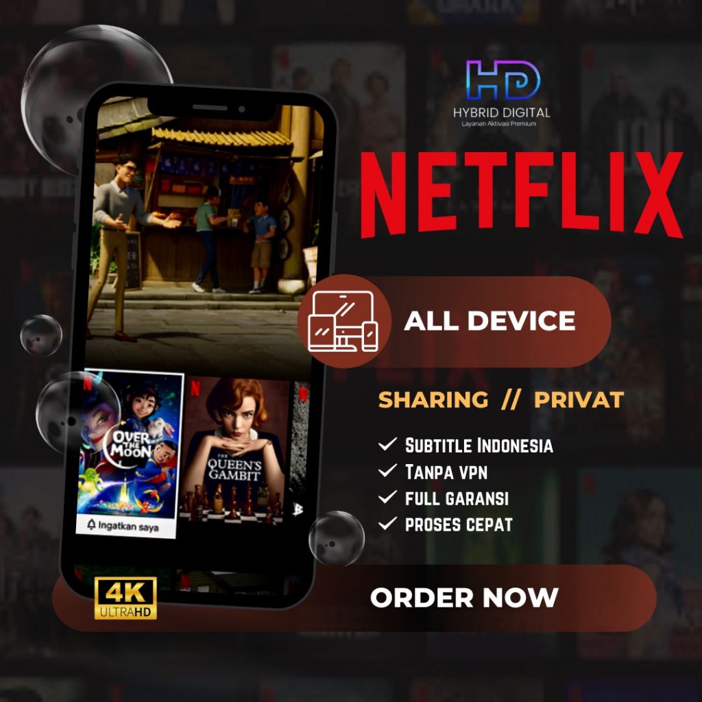 Jual NETFLIXX PREMIUM NETFLIXXX PREMIUN NETFIX NET PLIK MURAH 1 TAHUN