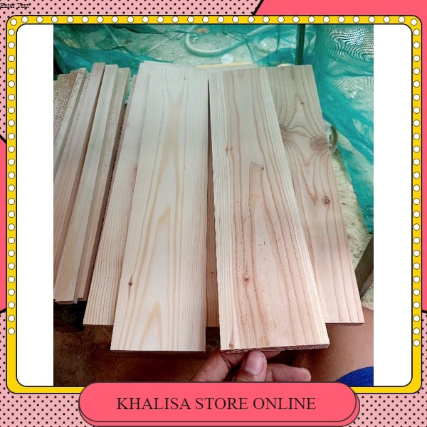 Jual Papan Kayu Jati Belanda Pinus Amplas Halus Shopee Indonesia