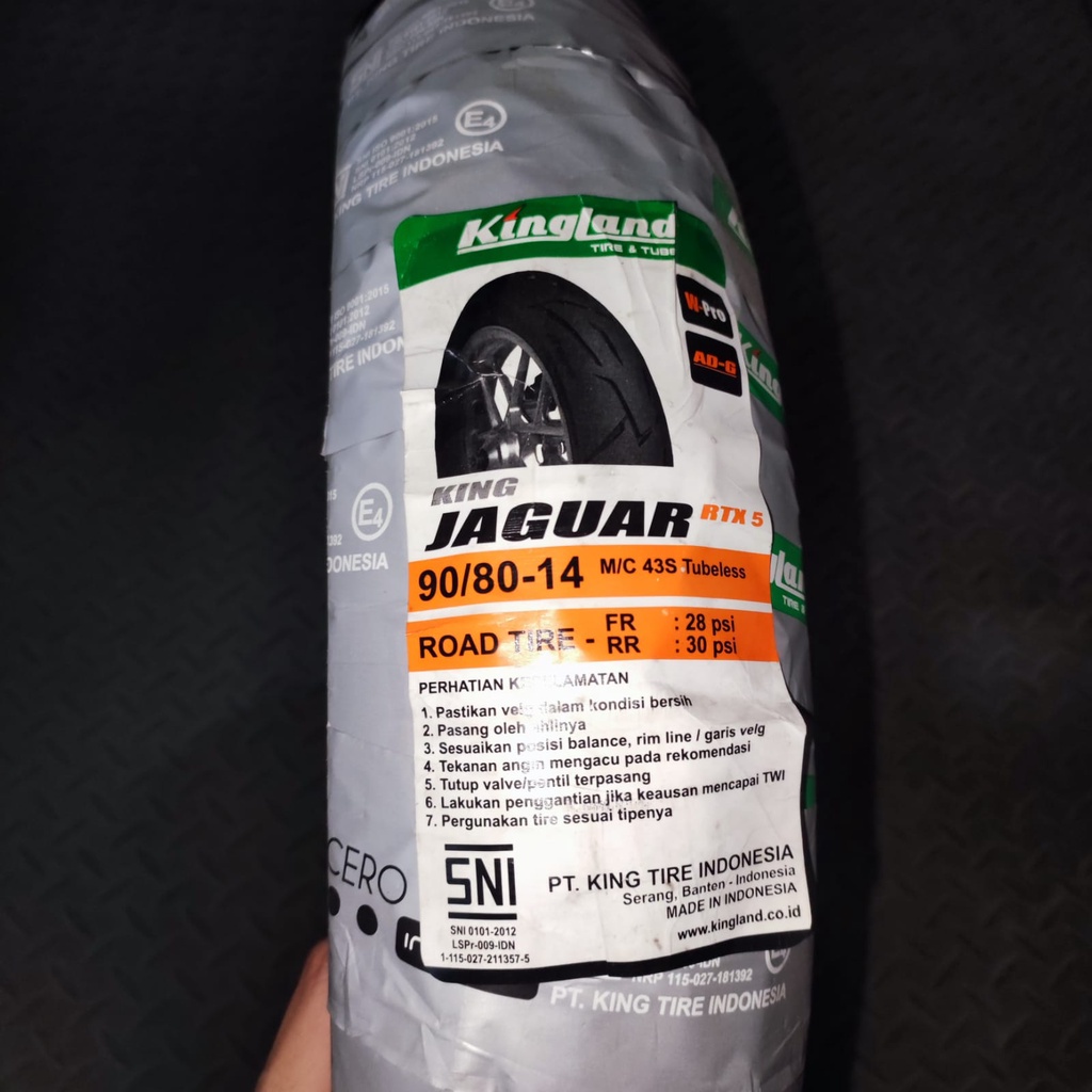 Jual Jagat Ban Motor Matic Kingland King Jaguar Rtx Tubeless