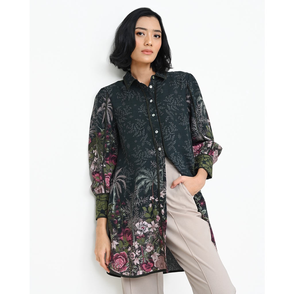 Jual Geulis Id HAZLEY TUNIC TUNIC PRINTED TUNIC WANITA 2 Warna