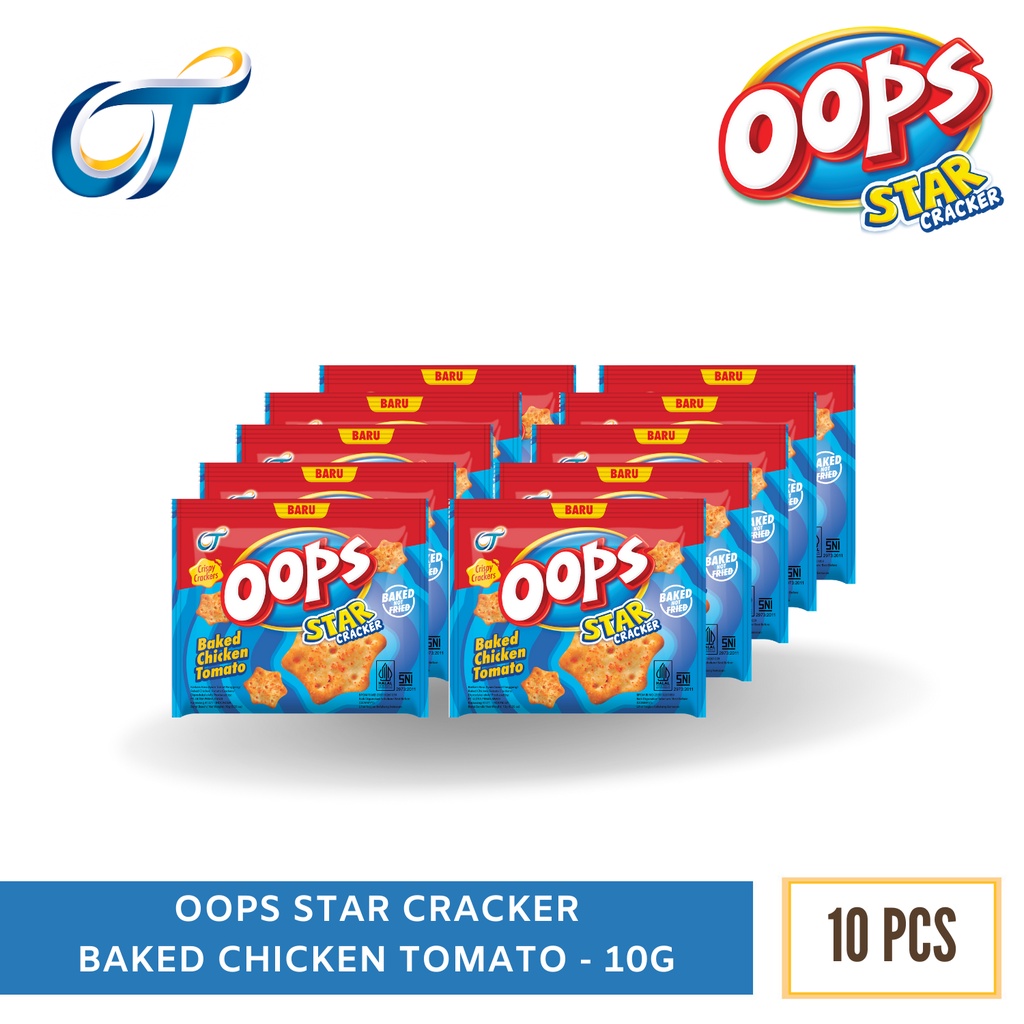 Jual Oops Star Baked Chicken Tomato Gr Renceng Isi Pcs