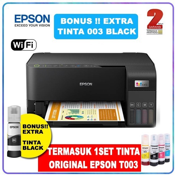 Jual Printer Epson L3550 Multifungsi Print Scan Copy Wireless Shopee