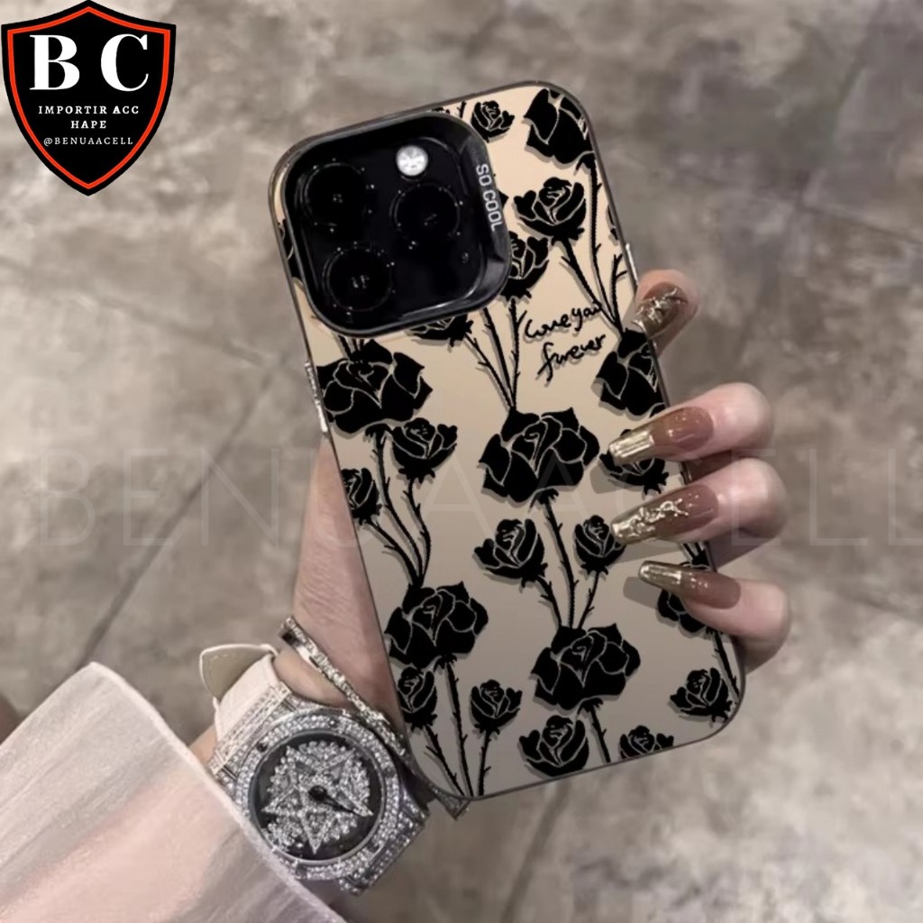 Jual CASE MOTIF BUNGA DAISY ROSE CASING HP FOR INFINIX HOT I