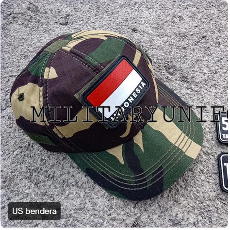 Jual TOPI RIMBA ARMY TACTICAL VELCRO INDONESIA Pria Loreng TNI Tentara