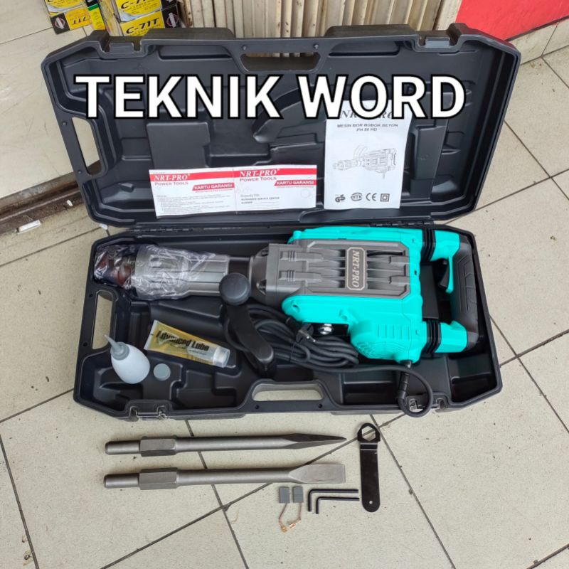 Jual MESIN BOBOK BETON NRT PRO PH80 HD JACK HAMMER NRT PRO PH 80 HD