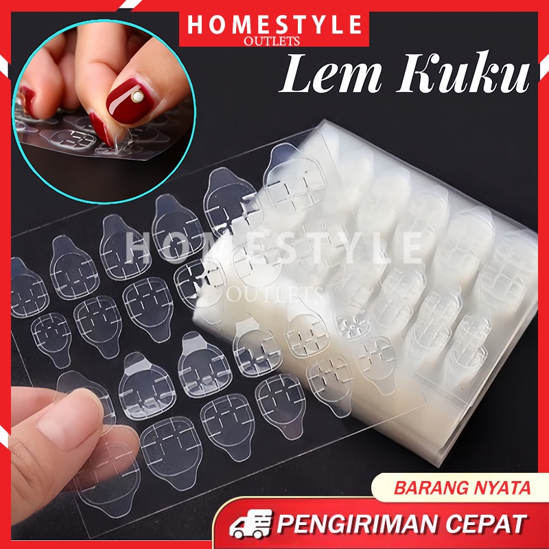 Jual Lem Kuku Palsu Double Tape Murah Nail Art Glue Lem Jelly Lem