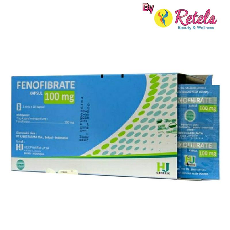 Jual FENOFIBRATE 100 MG 1 STRIP 10 CAPSUL Shopee Indonesia