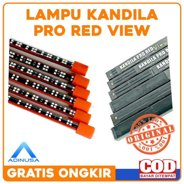 Jual LAMPU LED KANDILA PRO RED VIEW AROWANA ARWANA IKAN HIAS AQUARIUM