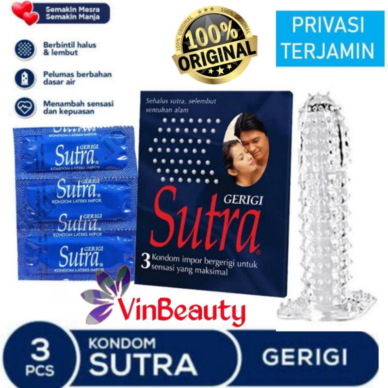 Jual Produk Paling Bestseller SUTRA KON DOM GERIGI ISI 3 PC PRIVASI