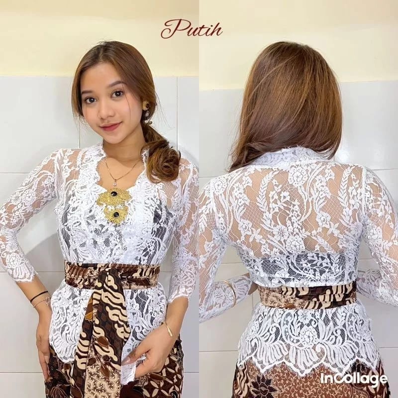 Jual Promo Baju Kebaya Bali Modern Kebaya Kutubaru Lengan Panjang