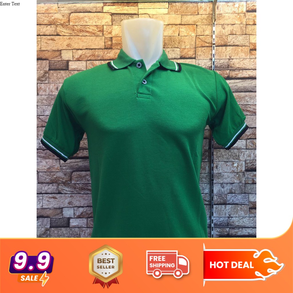 Jual Polo Polos Kerah List Warna Hijau Fuji Murah I Grosir Polo Shirt